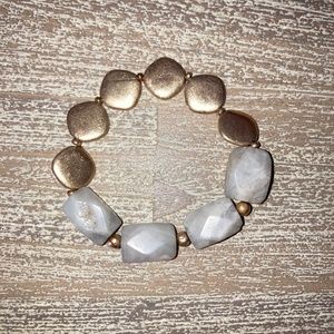 Madewell Stone and Gold Bracelet